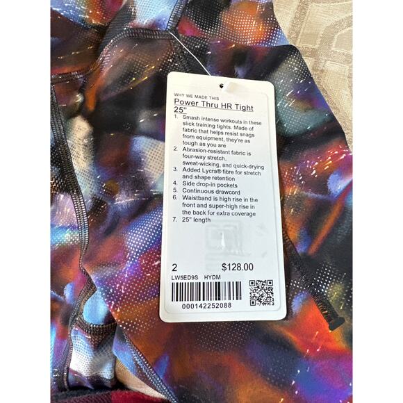 Lululemon Power Thru High-Rise Tight 25"
Hyper Drift Multi size 2 - Picture 4 of 6